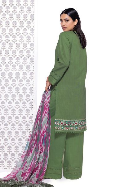 Embroidered | Crosshatch | Tailored 3 Piece | USD 24.00