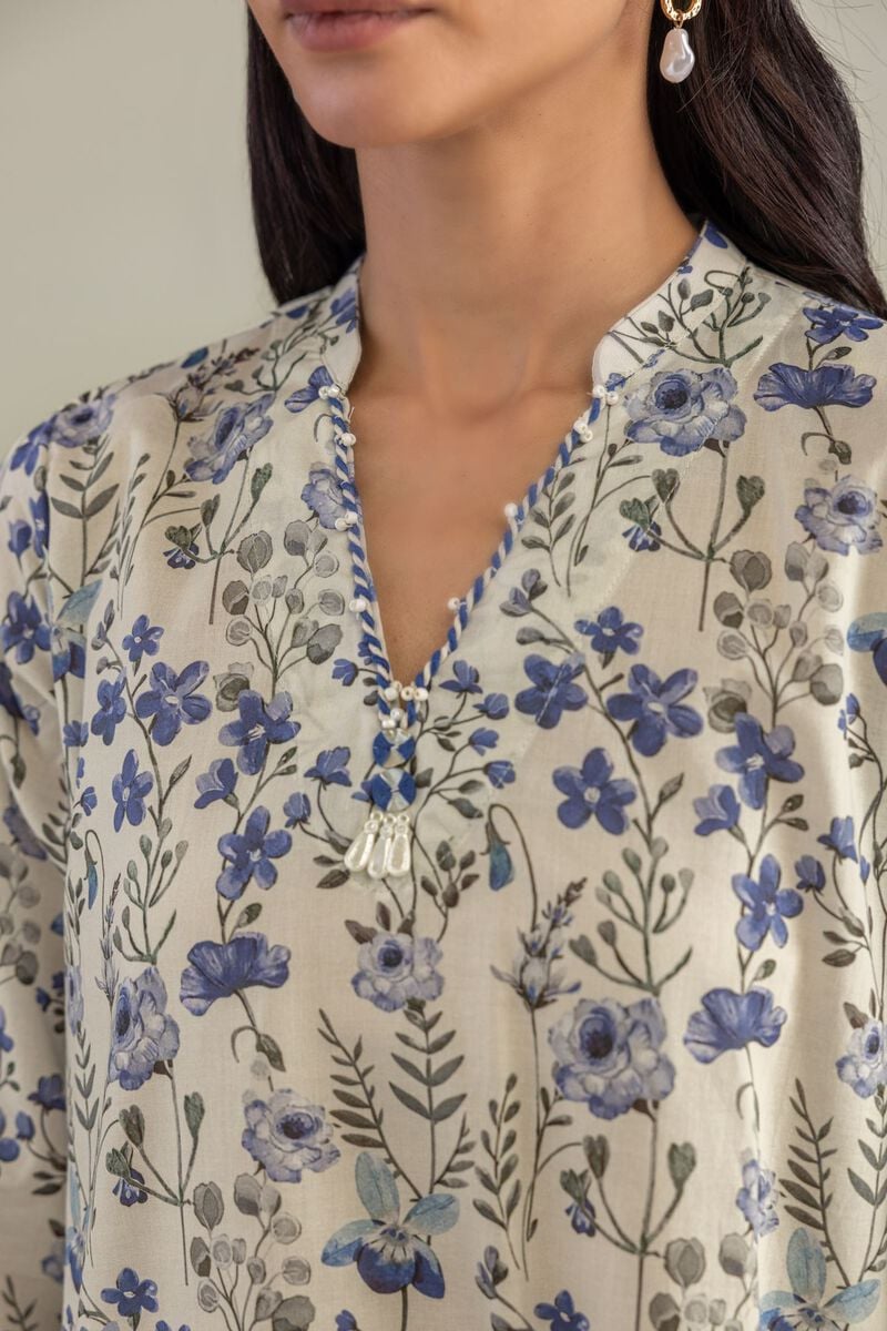 Printed | Cambric | Floral Longline Kurta | USD 35.00