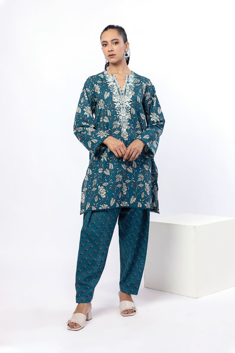 Embroidered | Light Khaddar | Tailored 2 Piece | Top and Bottom | USD 35.00