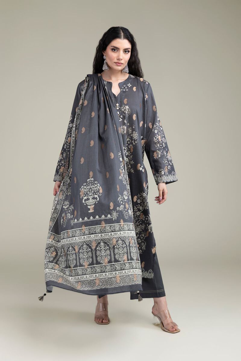 Printed | Jacquard | Tailored 3 Piece | USD 70.00