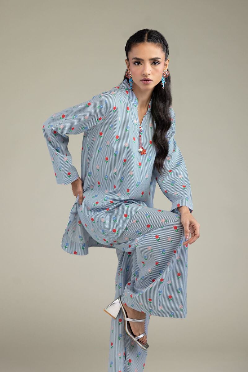 Printed | Cambric | Short Cambric Kurta | USD 30.00