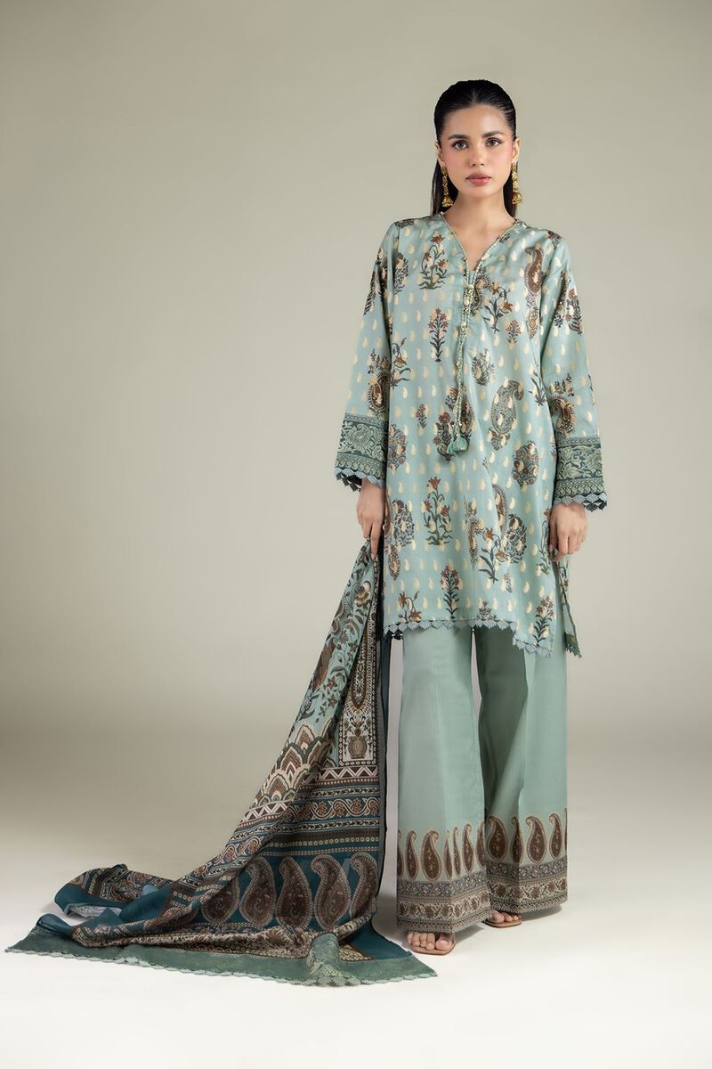 Printed | Jacquard | Tailored 3 Piece | USD 65.00