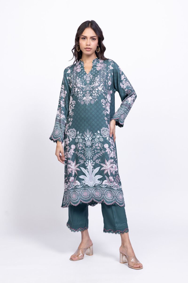 Embroidered | Satin | Kurta | USD 15.00