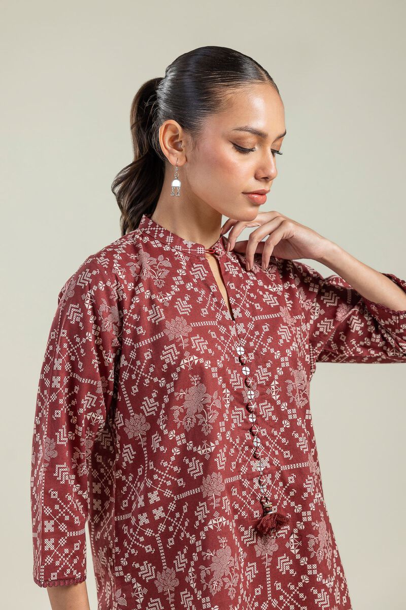 Printed | Cambric | Short Cambric Kurta | USD 30.00
