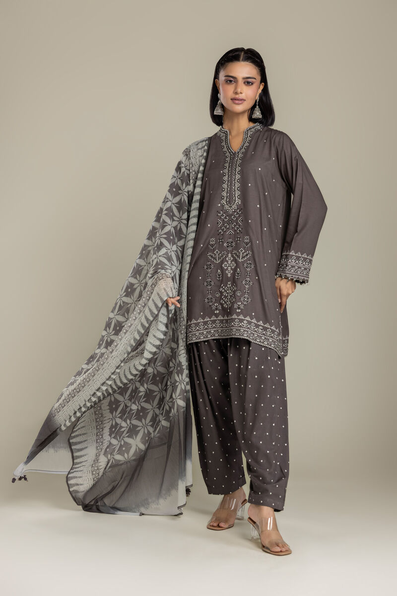 Embroidered | Raw Silk | 3 Piece Tailored | USD 105.00