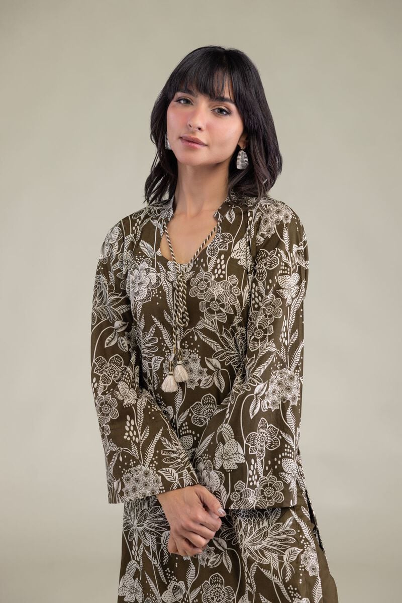 Printed | Cambric | Floral Longline Kurta | USD 30.00