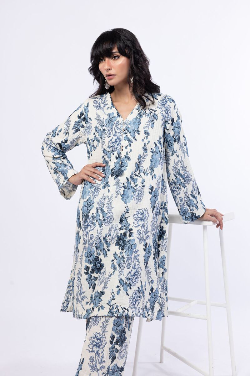 Printed | Double Layer Striped | Kurta | USD 17.50
