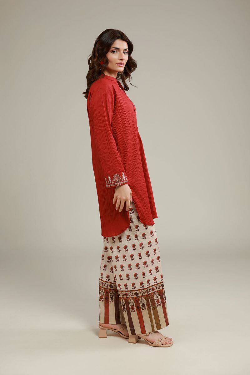 Printed | Cotton Crinkle | Floral Relaxed Pants | USD 18.00