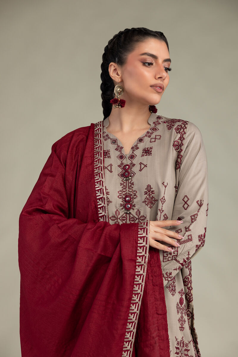 Embroidered | Polyester Silk | Polyester Silk Dupatta | USD 40.00