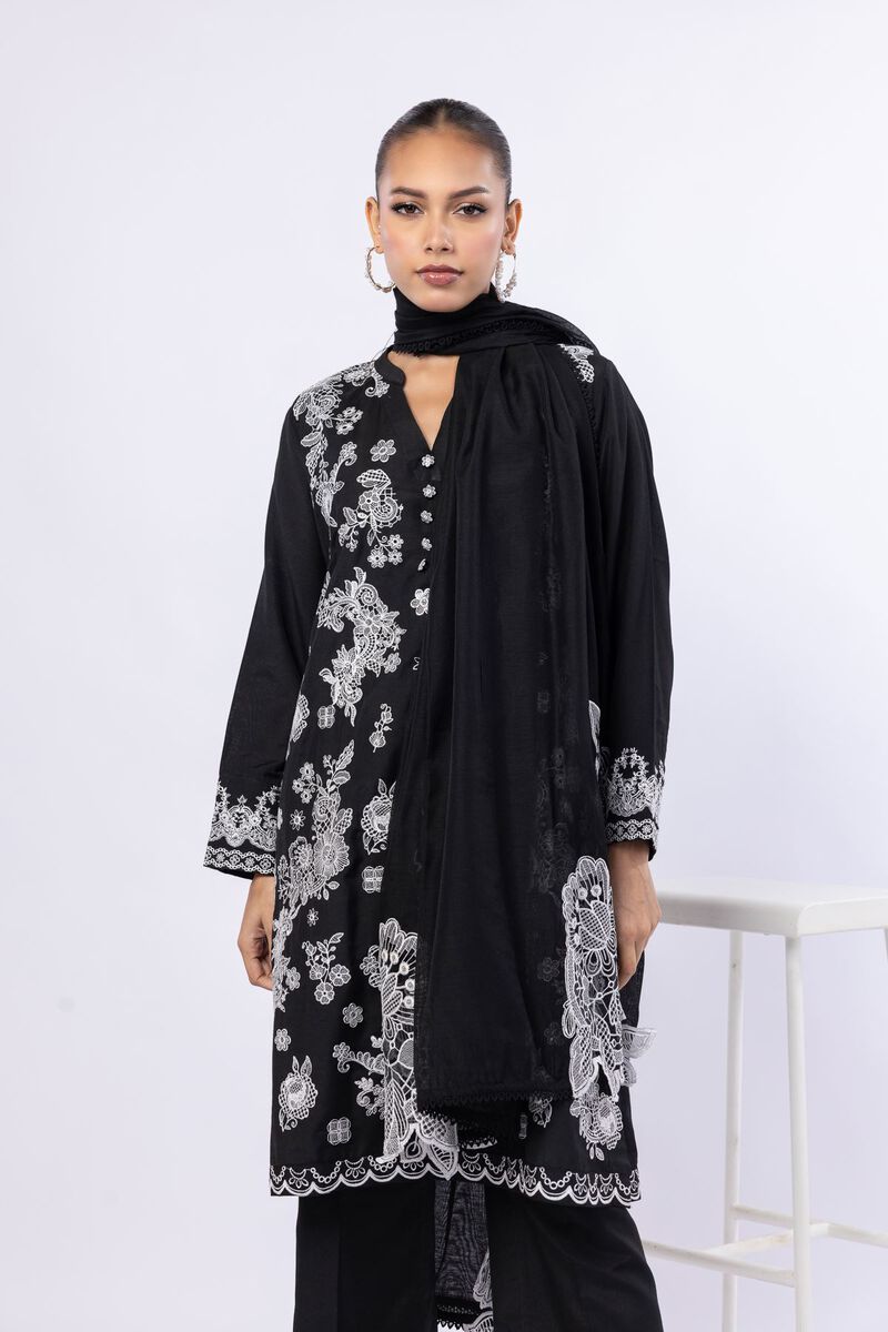 Embroidered | Cotton Net | Dupatta | USD 27.00