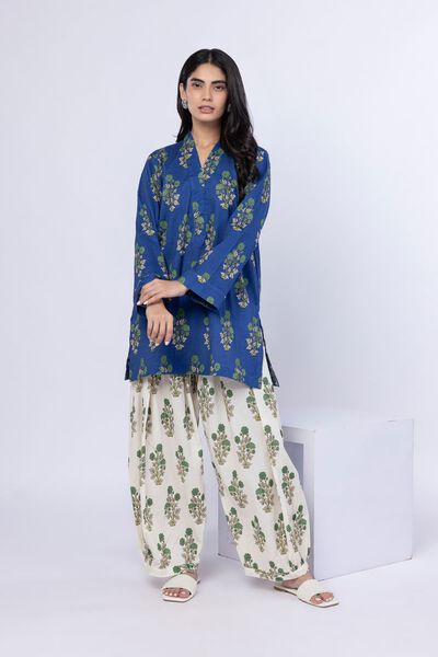 Printed | Ripple Crinkle | Pants | USD 18.00