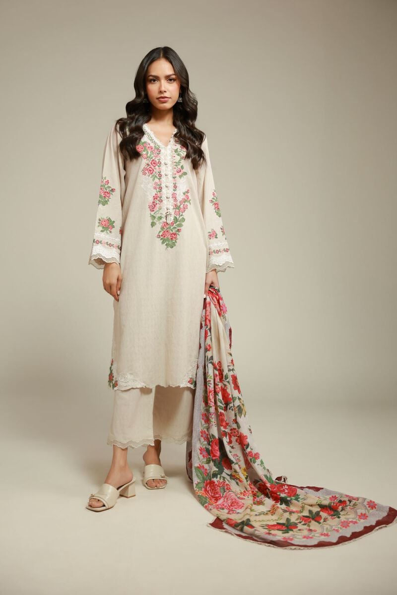 Embroidered | Dobby | Ready-Made Tailored Suit | USD 80.00