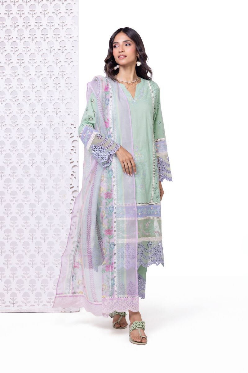 Embroidered | Karandi Net | Dupatta | null
