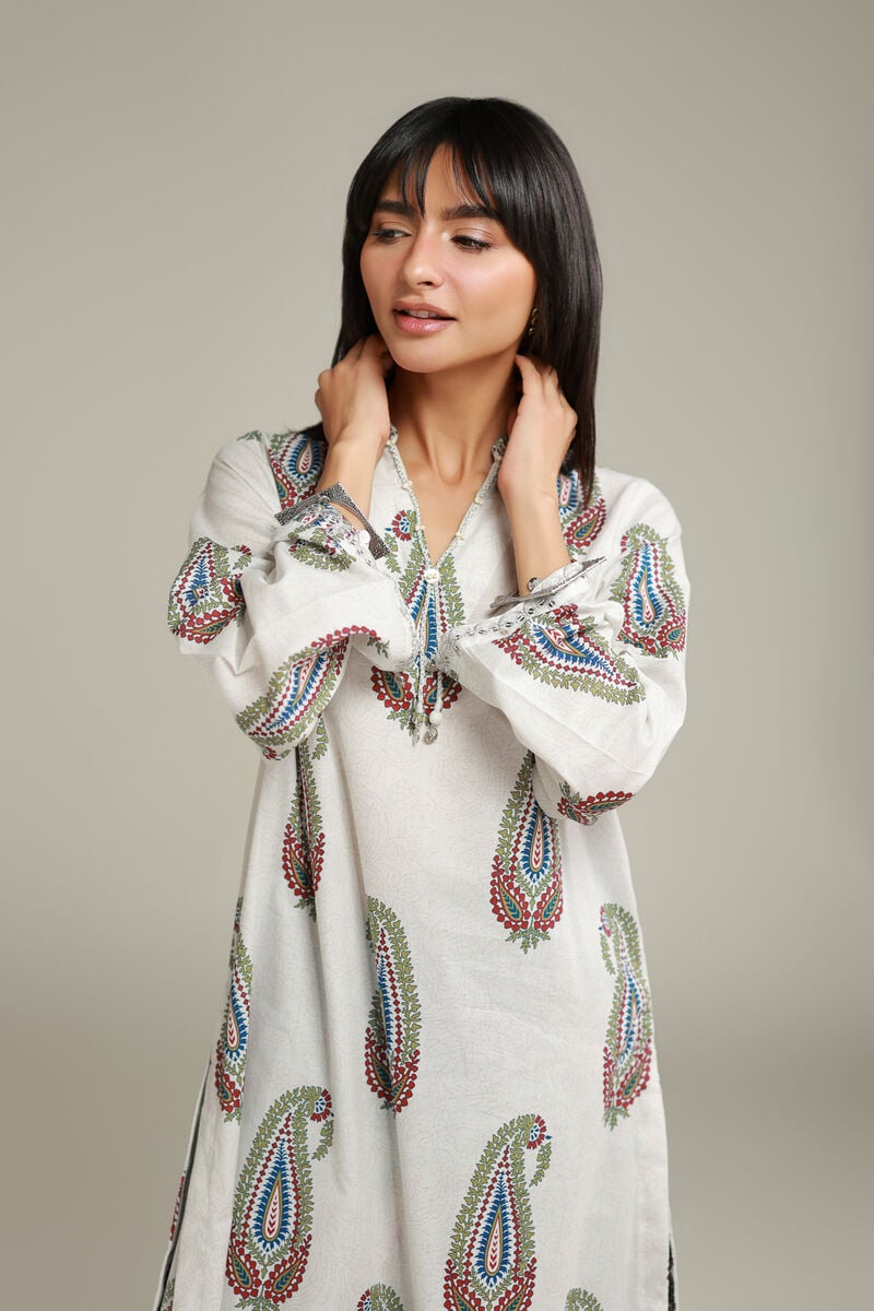 Embroidered | Cambric | Long Cambric Kurta | USD 35.00