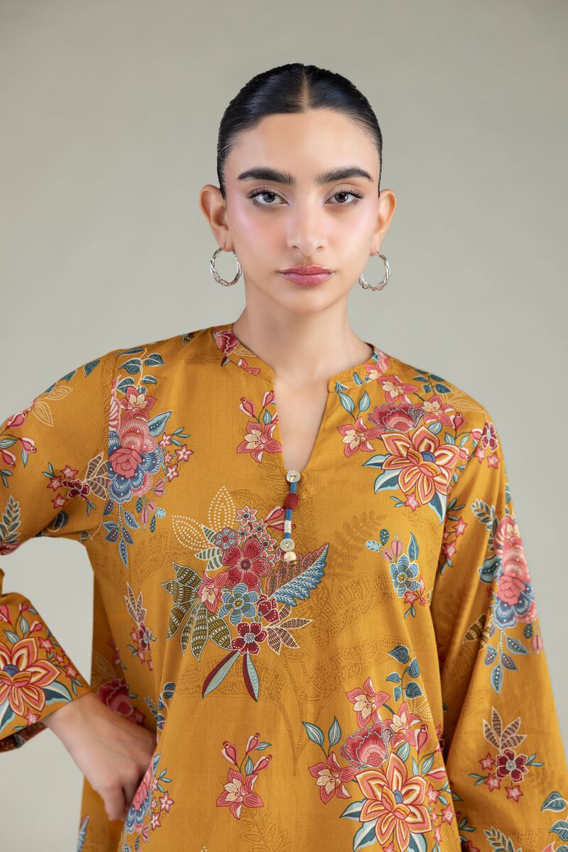 Printed | Cambric | Floral Cambric Kurta | USD 35.00