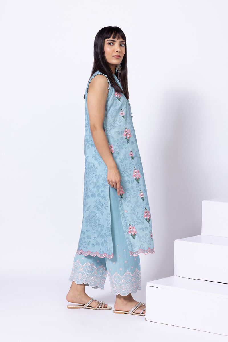 Embroidered | Crosshatch Poplin | Kurta | USD 10.50