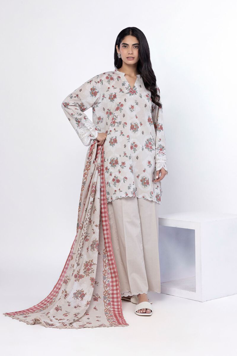 Embroidered | Lawn | Fabrics 3 Piece | USD 40.00