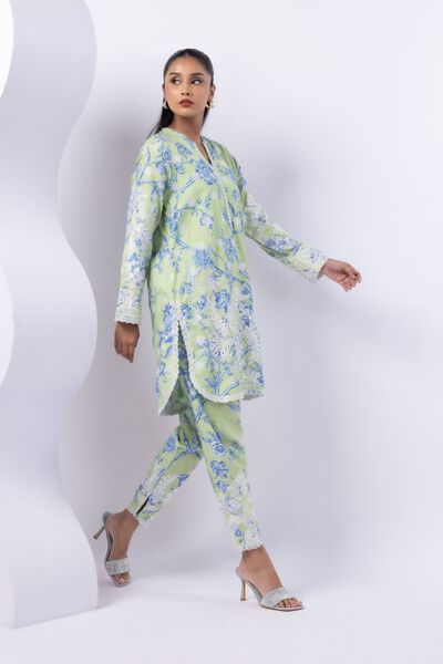 Embroidered | Crosshatch Raw Silk | Shalwar | USD 30.00