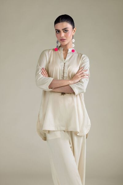 Dyed | Cotton Dobby | Cotton Dobby Kurta | USD 35.00