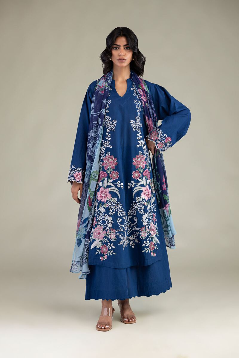 Embroidered | Cambric | Cambric Tailored 3-Piece | USD 85.00