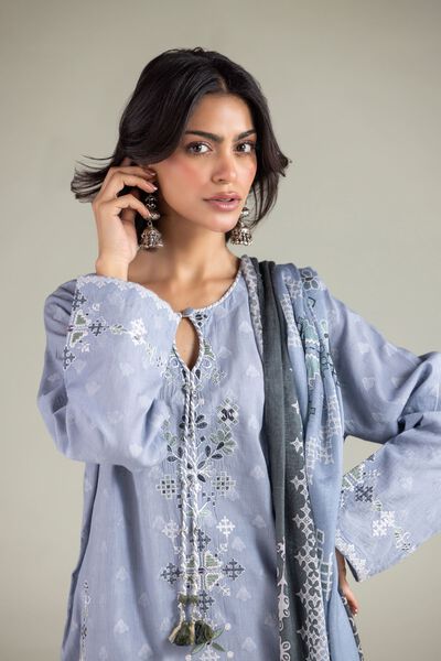 Embroidered | Broshia | Tailored 3 Piece | USD 80.00