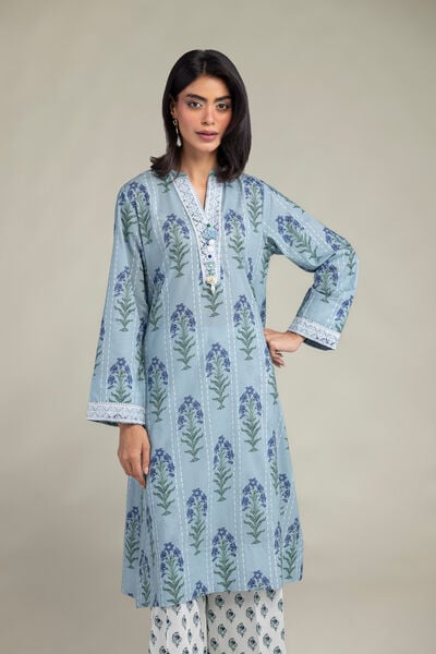 Embroidered | Cambric | Long Cambric Kurta | USD 40.00