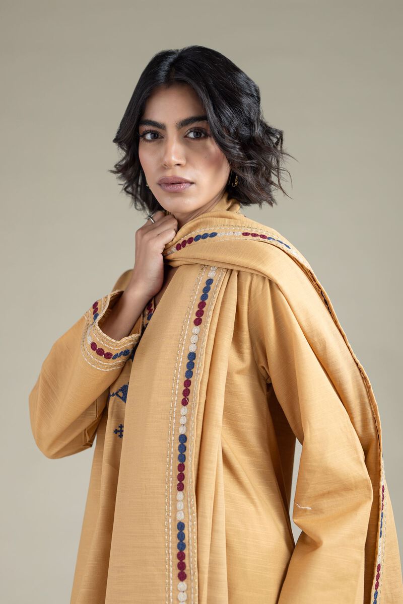 Embroidered | Textured Cotton | Dupatta | USD 20.00