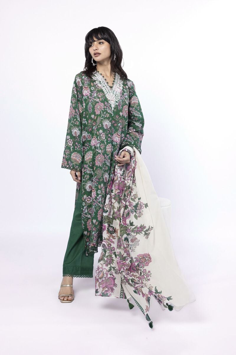 Embroidered | Lawn | Tailored 3 Piece | USD 25.00