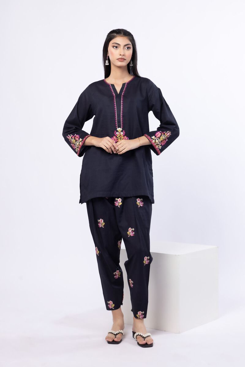 Embroidered | Cotton Dobby | Pants | USD 10.00