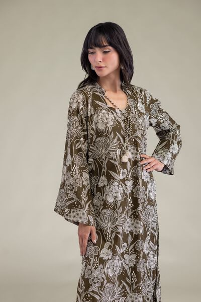 Printed | Cambric | Floral Longline Kurta | USD 30.00