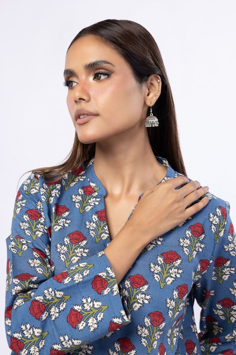 Printed | Crosshatch Poplin | Kurta | USD 12.50