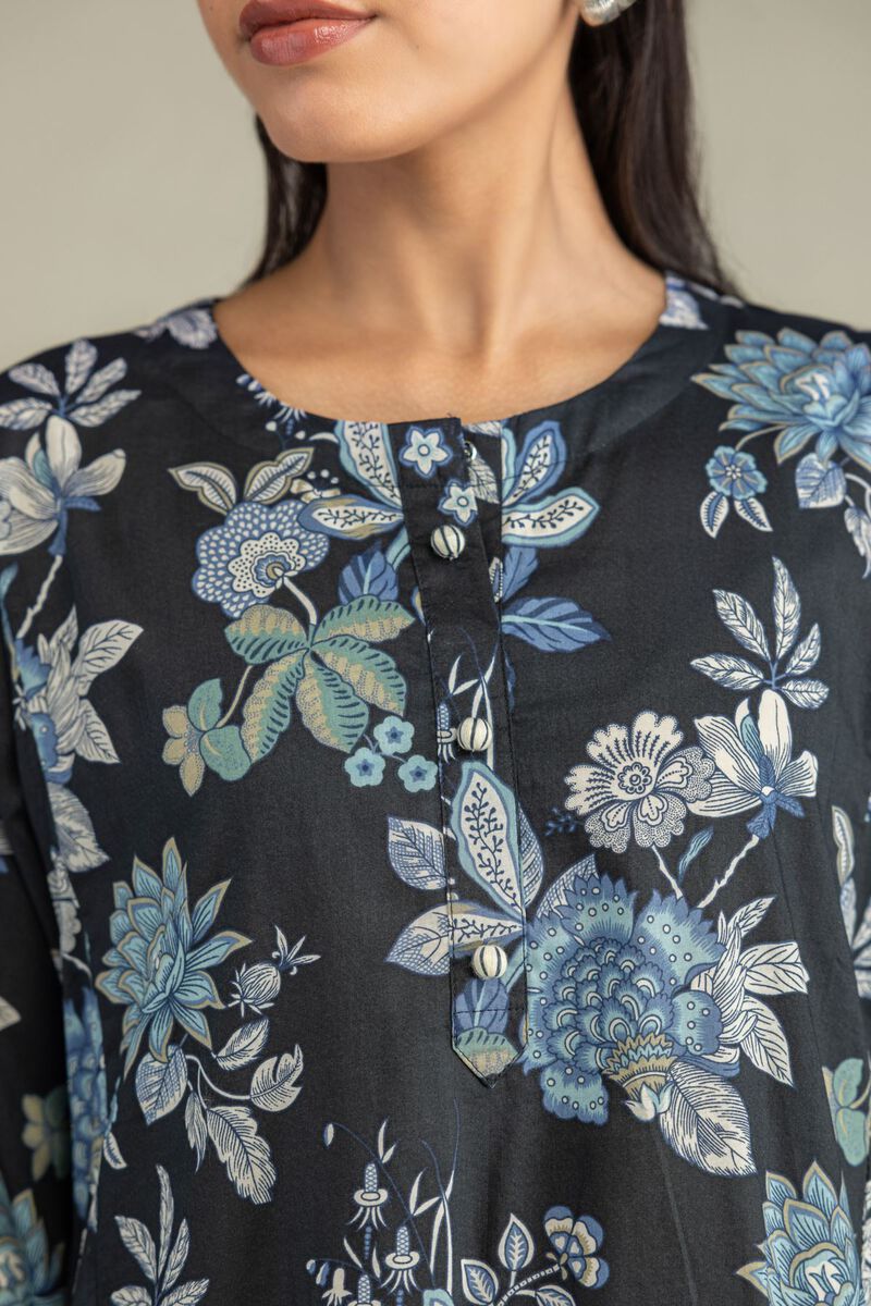 Printed | Cambric | Floral Longline Kurta | USD 35.00