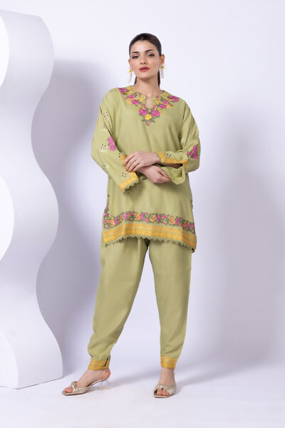 Embroidered | Viscose Oak Silk | Shalwar | USD 25.00