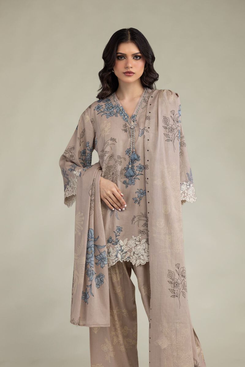 Embroidered | Lawn | Floral Lawn Dupatta | USD 30.00