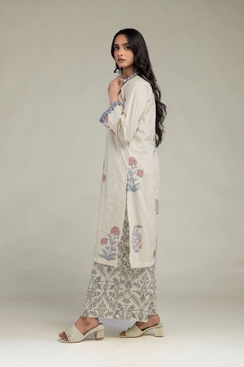 Embroidered | Cambric | Floral Cambric Pants | USD 30.00