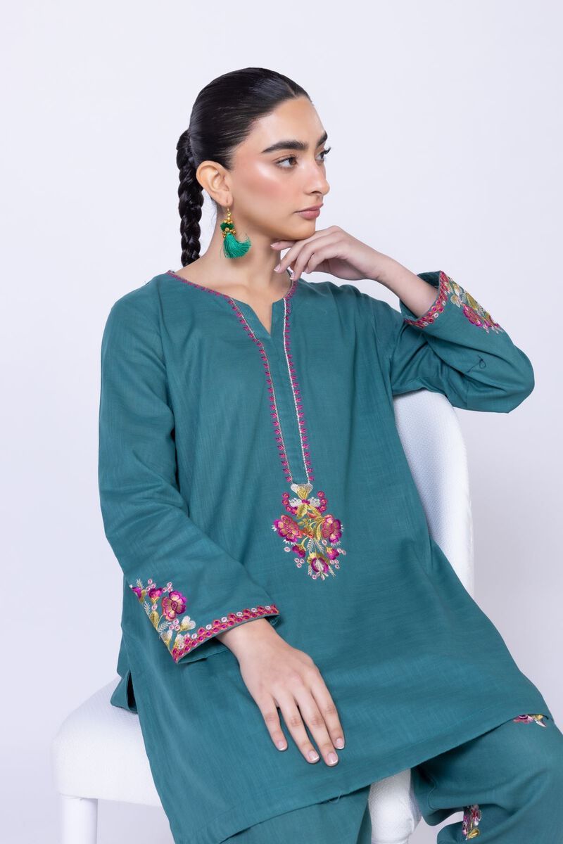 Embroidered | Crosshatch | Kurta | USD 7.50