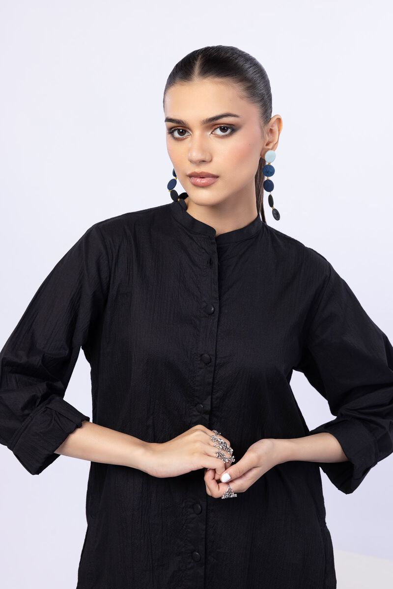 Dyed | Ripple Crinkle | Kurta | USD 25.00