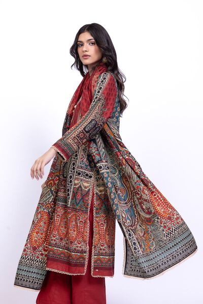 Printed | Textured Cotton | Dupatta | USD 22.00