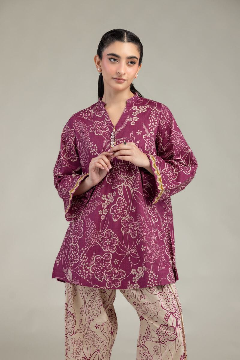 Printed | Cotton Dobby | Short Floral Kurta | USD 30.00