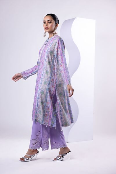 Embroidered | Viscose Oak Silk | Pants | USD 25.00