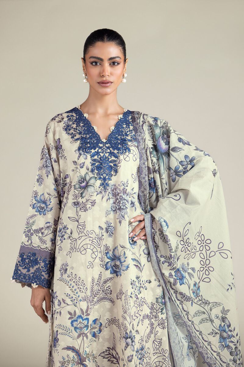 Embroidered | Broshia | Tailored 3-Piece Set | USD 75.00