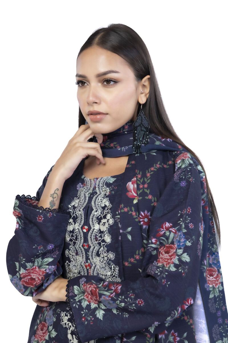 Embroidered | Blended Khaddar | Tailored 3 Piece | USD 60.00