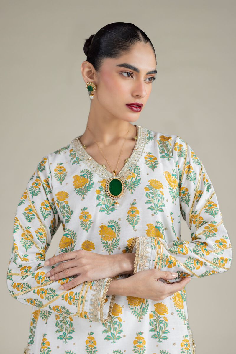 Embroidered | Raw Silk | Kurta | USD 55.00
