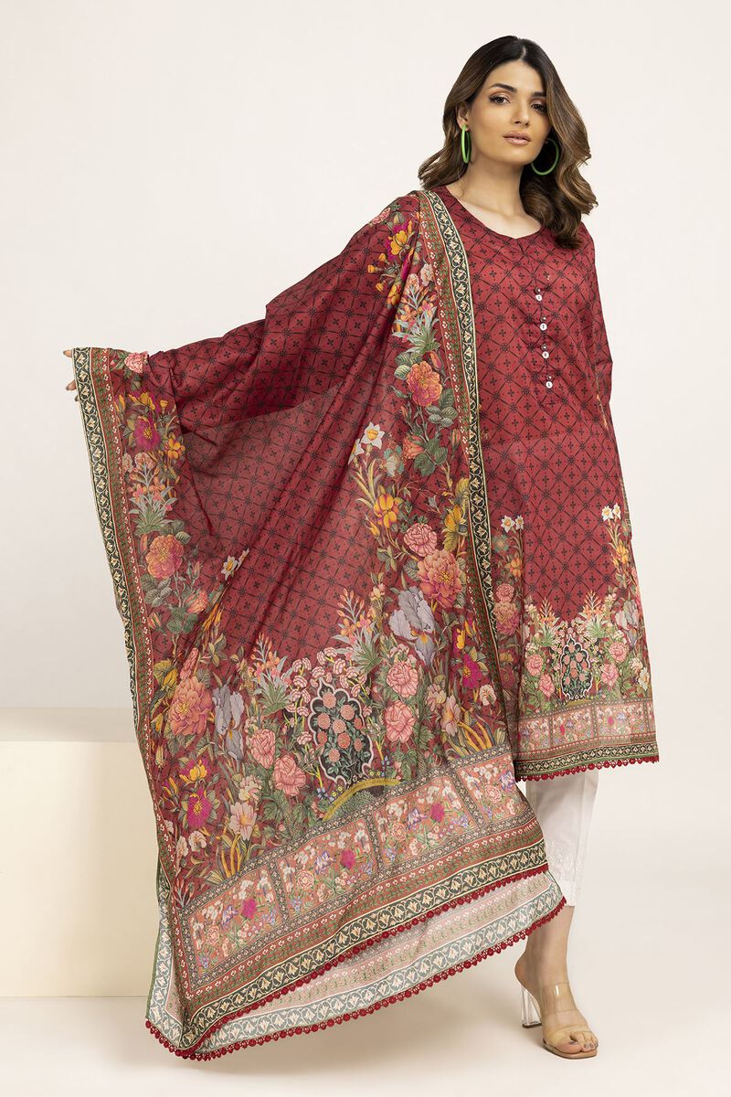 Lawn | Printed | Fabrics 2 Piece | Top Dupatta | null