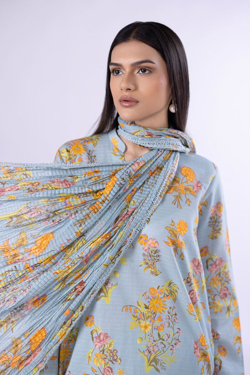 Printed | Voile | Dupatta | USD 7.50