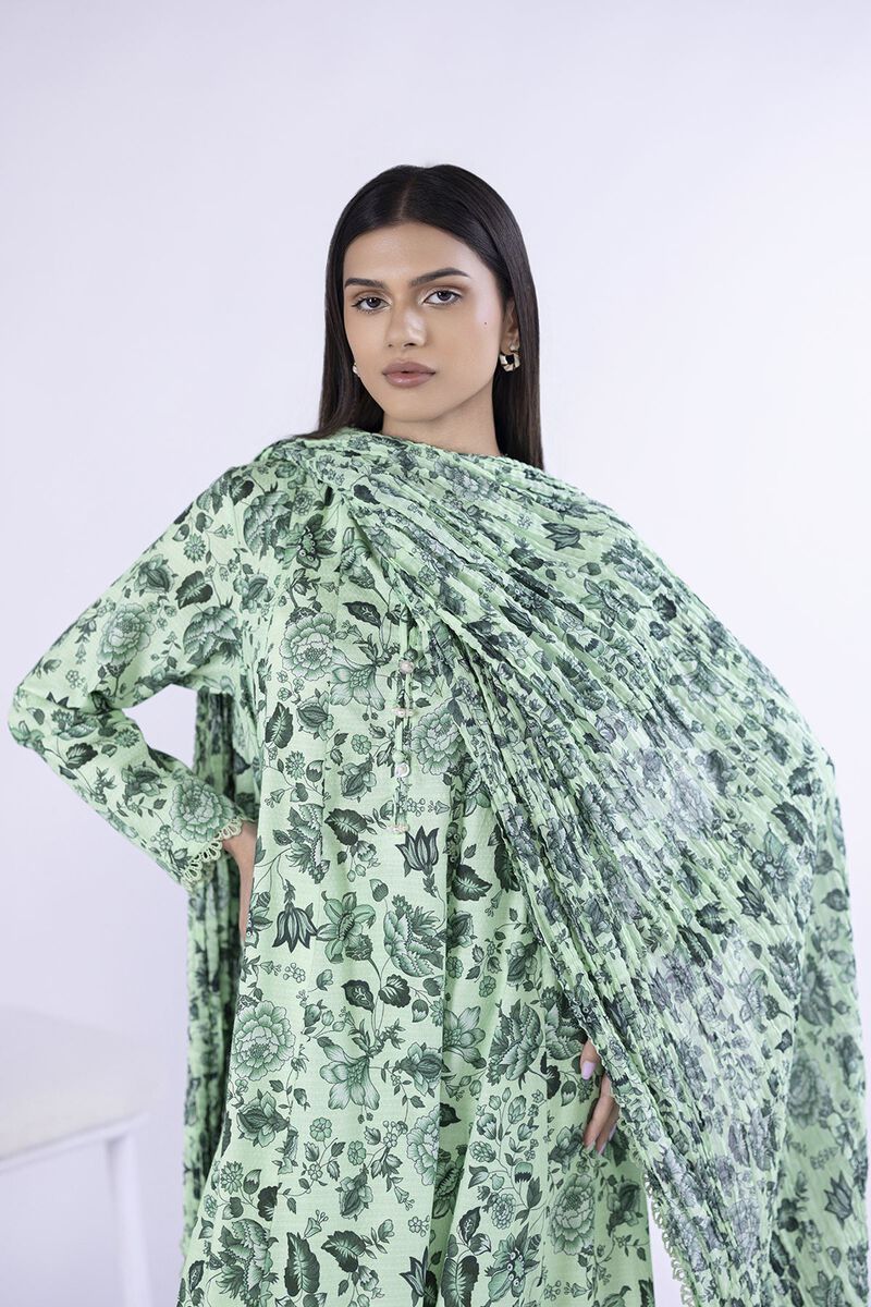 Printed | Voile | Dupatta | USD 10.00