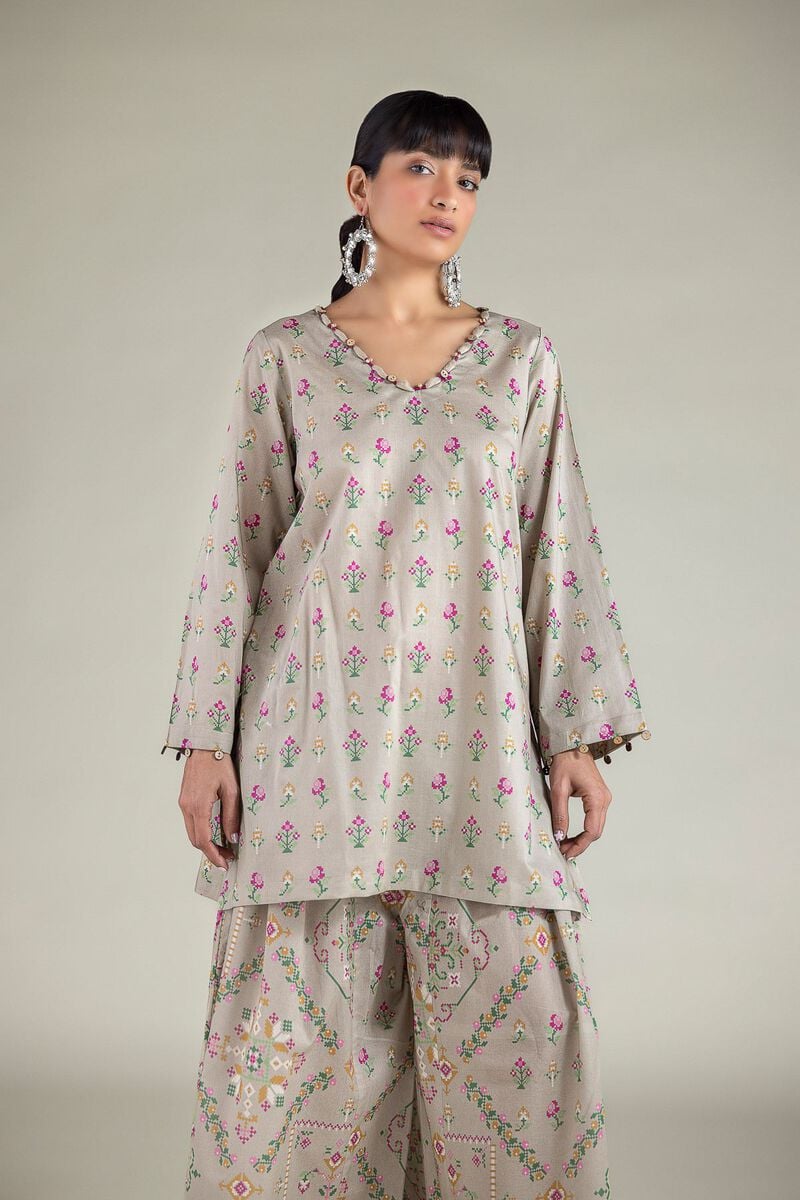 Printed | Cambric | Cambric 2-Piece Tailored | USD 40.00