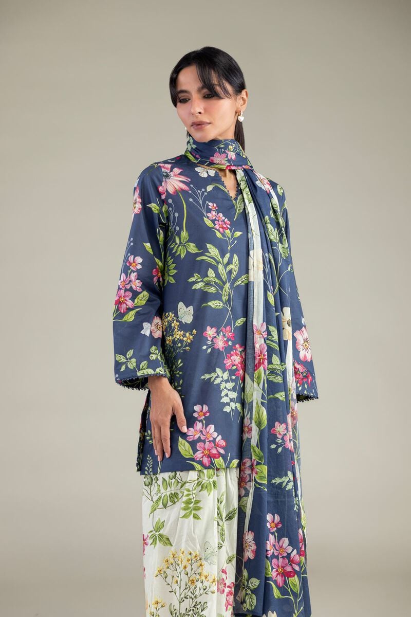Printed | Lawn | Lawn Floral Dupatta | USD 30.00