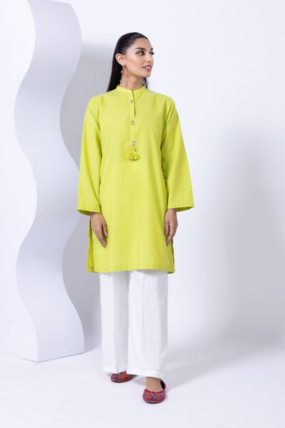 Dyed | Chambray | Kurta | USD 30.00