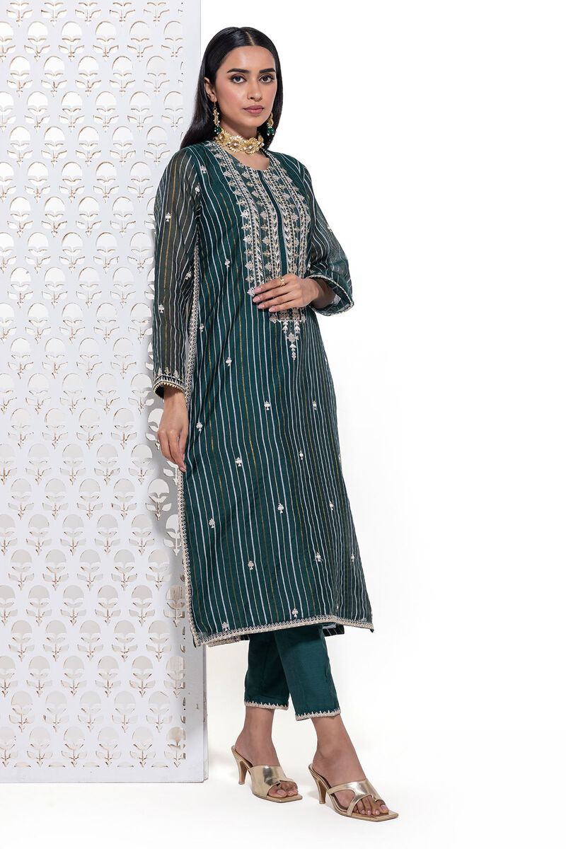 Embroidered | Raw Silk | Pants | null